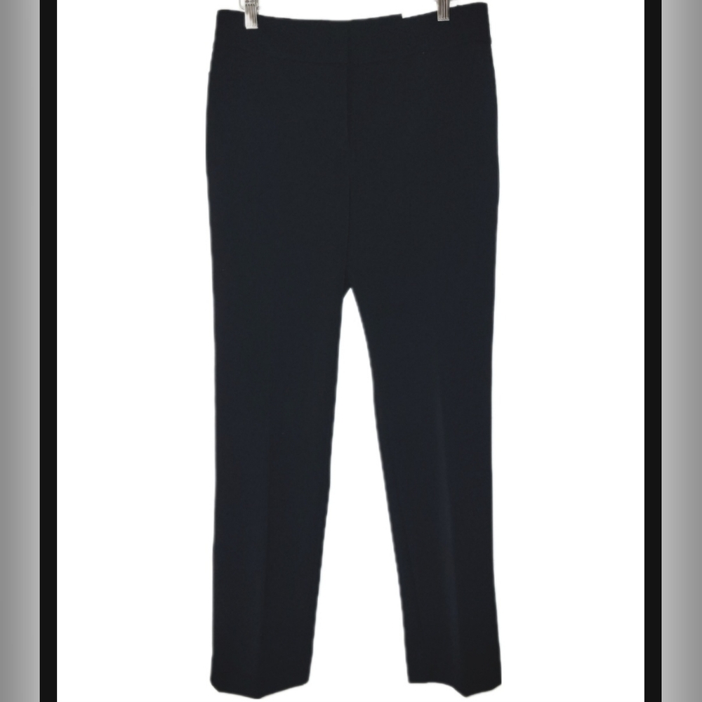 Ann Taylor The Straight Mid Rise Black Slacks Size Petite 6 Factory